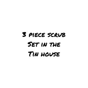 3 Piece Scrub Set In Tin House